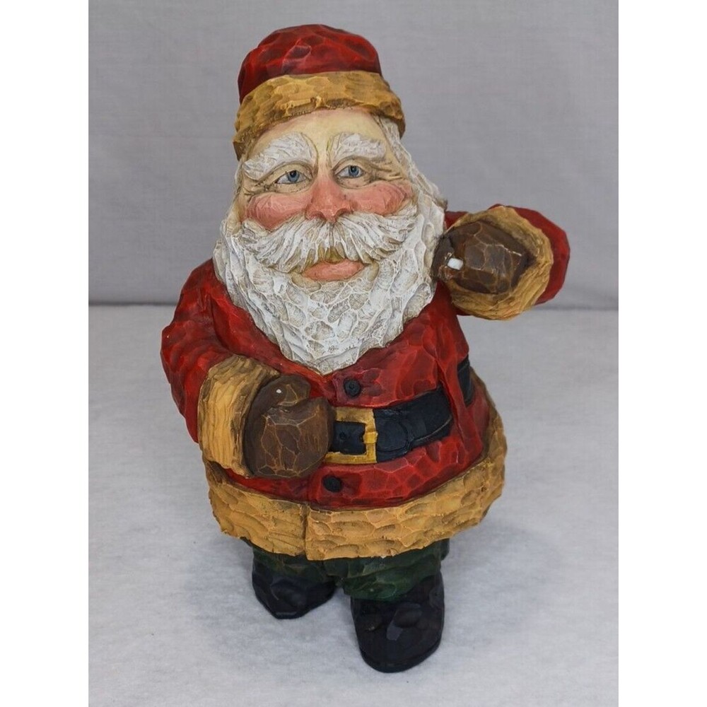 Craig Kirkwood Santa Claus Laramie Wyoming 10" Figurine Christmas Folk Art Signe